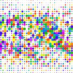 abstract colorful background with dots