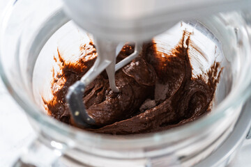 Chocolate ganache cupcake