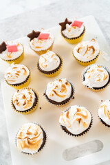 S'mores cupcakes