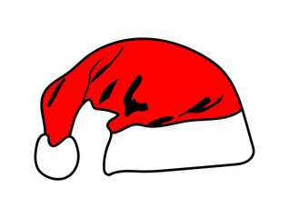 Christmas hat on isolate background