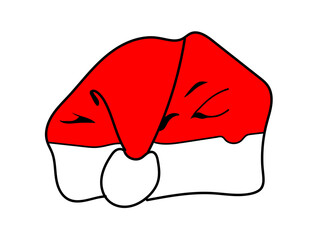 Christmas hat on isolate background