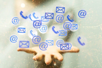 mail communication support contact concept service
