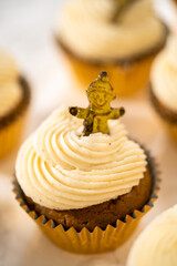 Gingerbread cupcakes