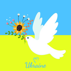 Ukraine pigeon of Peace