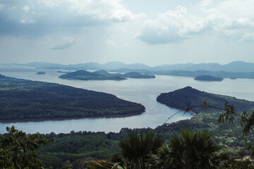 From the forest to the river, became to the ocean at Ranong, Thailand