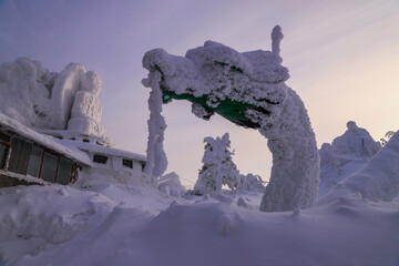 Shedrub Ling - Buddhist temple on Mount Kachkanar, Ural, Russia