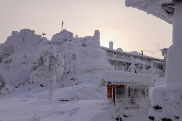 Shedrub Ling - Buddhist temple on Mount Kachkanar, Ural, Russia