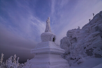 Shedrub Ling - Buddhist temple on Mount Kachkanar, Ural, Russia