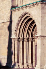 arches of the cathedral of the holy sepulchre
