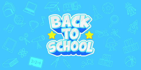 Back to school design vector