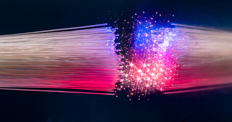 Optical fibers connection
