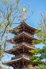 Toeizan Kan'ei-ji Endon-in (aka Kan'eiji or Kaneiji) Tendai Buddhist temple, founded in 1625 in Ueno area of Tokyo, Japan