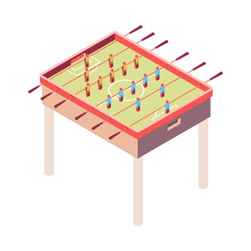 recommend clip art: Kicker Table Isometric Composition