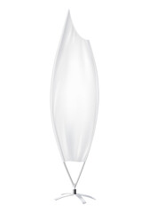 Curved White Pennant Composition