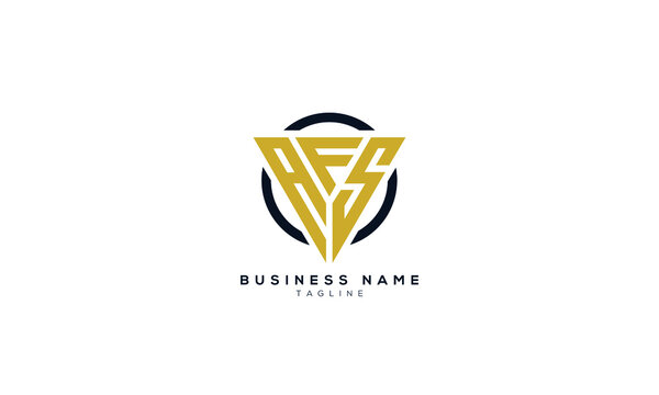 AFS, SAF, FAS, FSA, Abstract initial monogram letter alphabet logo design
