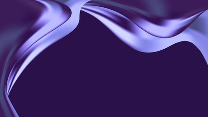 Abstract modern dark blue background with fluid Very Peri purple waves. Luxury backdrop. Geometric art digital screens. Copy space. Trendy color poster, banner. Futuristic wallpaper. Cover Design. NFT