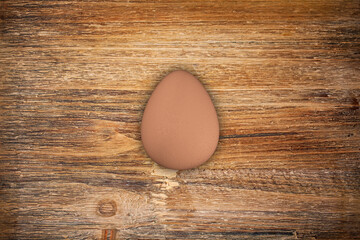 3d Illustation - Osterei - Frohe Ostern - Holz - Textfreiraum