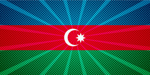 azerbaijan flags
