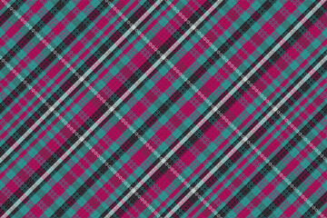 Tartan plaid pattern with texture and retro color.