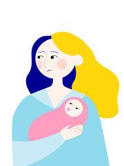 ukraine woman with child 