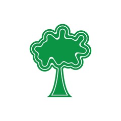 Tree leaf vector logo design