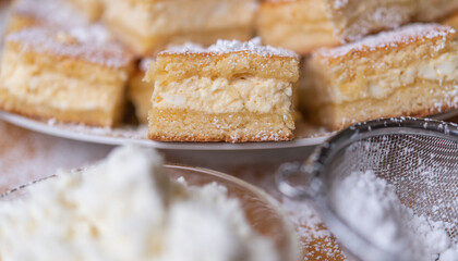 Cottage cheese pie (traditional Hungarian version)