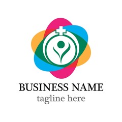 Fototapeta premium Medical logo template icon design