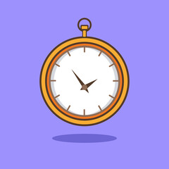 Smartwatch cartoon icon illustration. technology object icon concept illustration.
