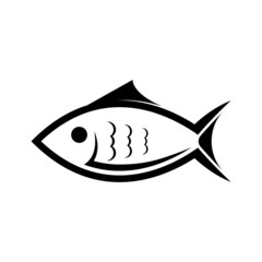 Fish logo template