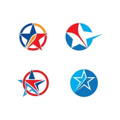 Star icon Template vector illustration