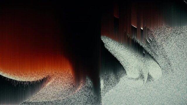 Dynamic pixel sorting animation, abstract animated wallpaper.