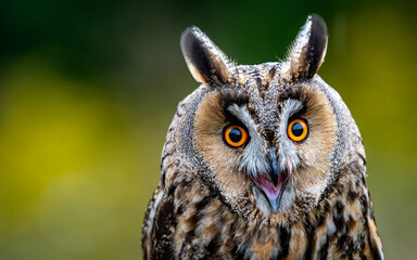Surprised owl