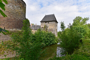 Fototapeta na wymiar Frankreich - Le Plessis-Macé - Schloss Le Plessis-Macé