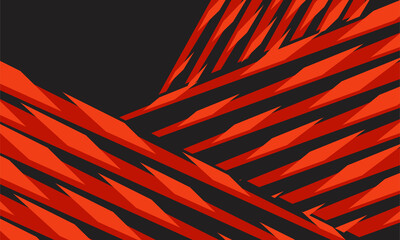 Simple background with red abstract stripes pattern