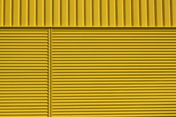 Urban Pattern Yellow Galvanized Metal Profile