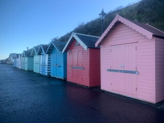 Beach huts