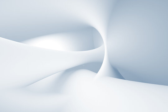 Abstract blue digital background with soft shapes