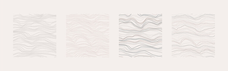 Decorative square designes with topography relief linear texture.