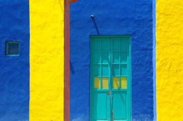 Caribbean Colorful Doors in Aruba, Dutch West Indies