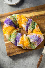 Homemade Colorful Sweet King Cake © Brent Hofacker