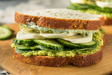 Homemade Healthy Green Goddess Sandwich
