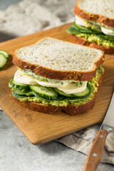 Homemade Healthy Green Goddess Sandwich