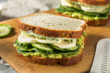 Homemade Healthy Green Goddess Sandwich