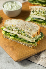 Homemade Healthy Green Goddess Sandwich