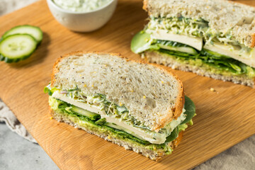 Homemade Healthy Green Goddess Sandwich