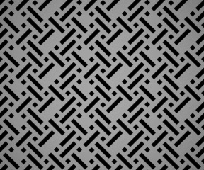 Abstract geometric pattern. A seamless vector background. Black and gray ornament. Graphic modern pattern. Simple lattice graphic design