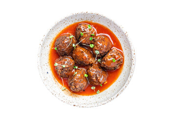 meatballs tomato sauce meat meatball fresh meal food snack on the table copy space food background 