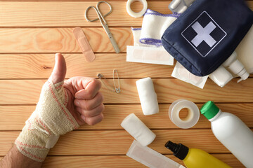 Successful healing with portable equipment at leisure or sporting events