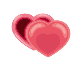 sweet chocolate heart