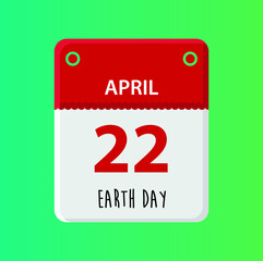 date vector background cartoon art wallpaper holiday april month icon event element happy earth day